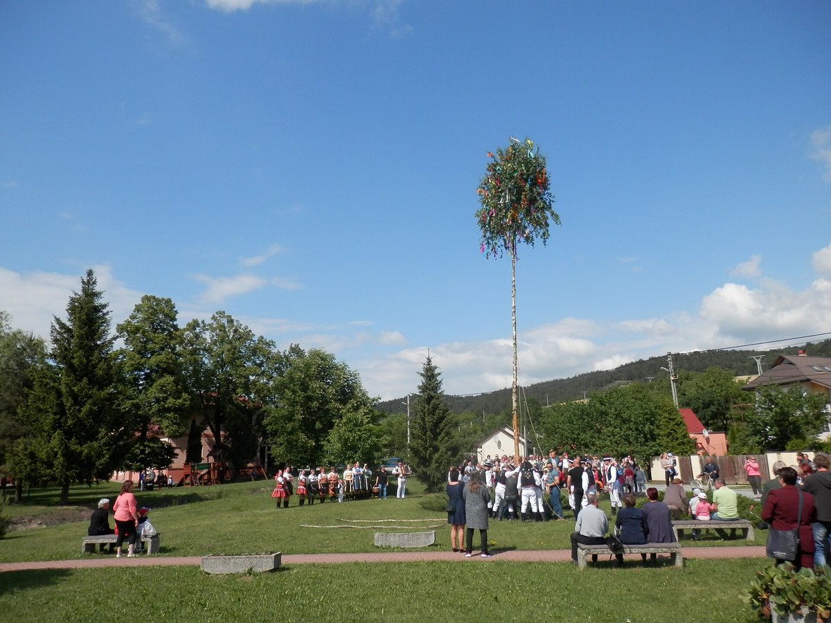 Why do people put up a maypole? A medieval tradition, a birch for a girl, and last night in Slovak villages