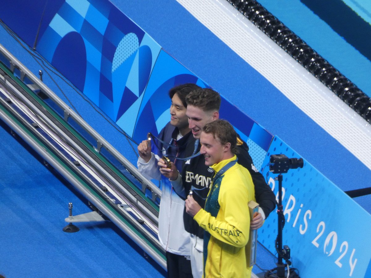 Liebmann wins gold in 1500m freestyle with world record